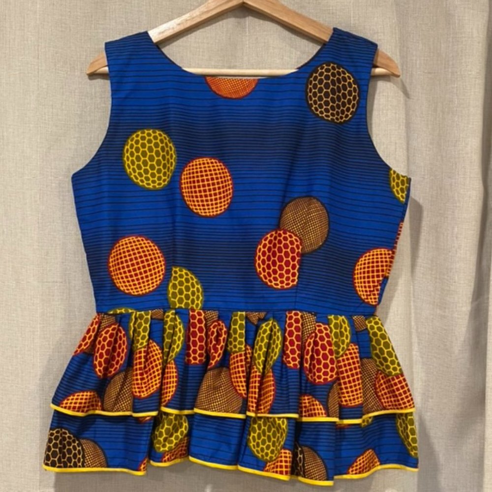 Tribal Season African print top